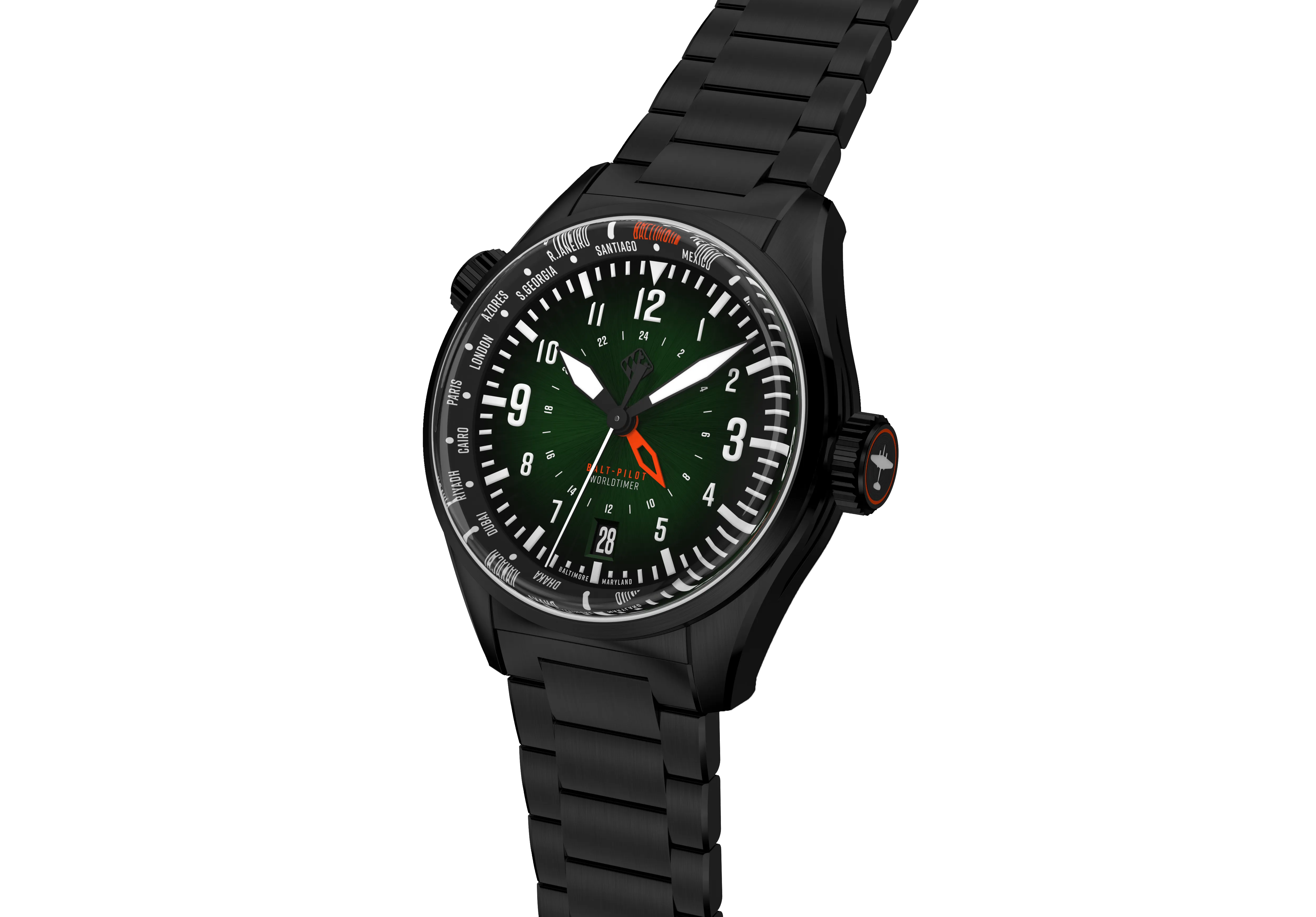 Balt-Pilot Worldtimer DLC Dark Emerald