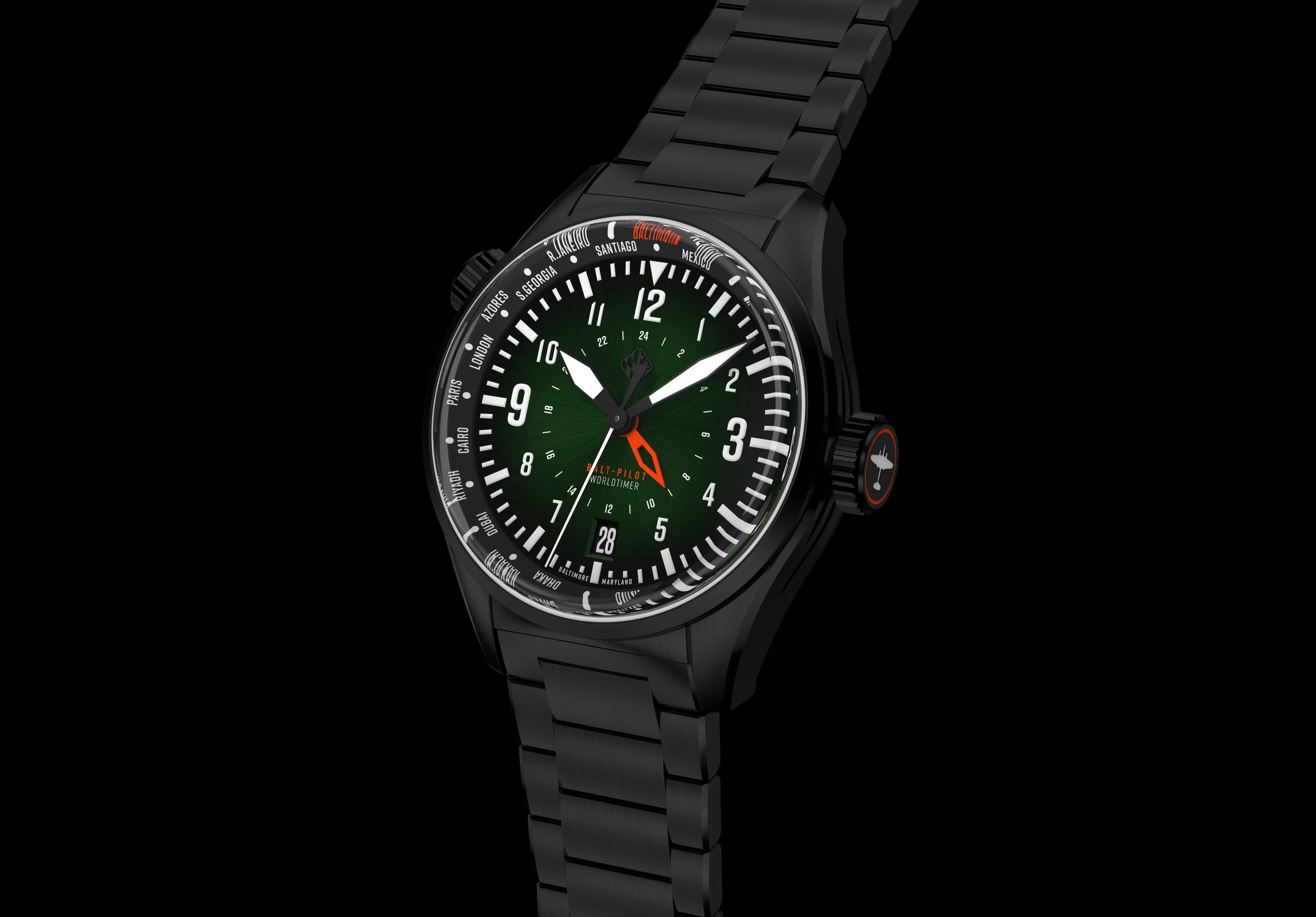 Balt-Pilot Worldtimer DLC Dark Emerald