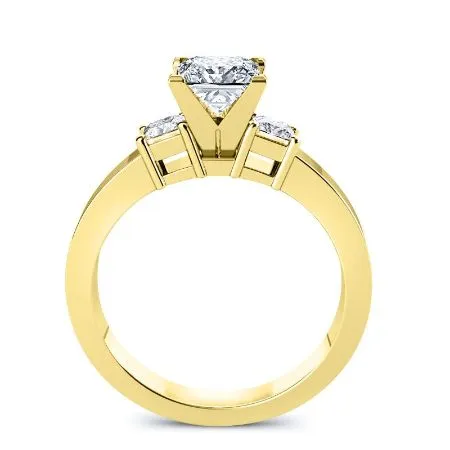 Bellflower - Princess Lab Diamond Bridal Set (IGI Certified)