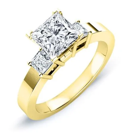 Bellflower - Princess Lab Diamond Bridal Set (IGI Certified)