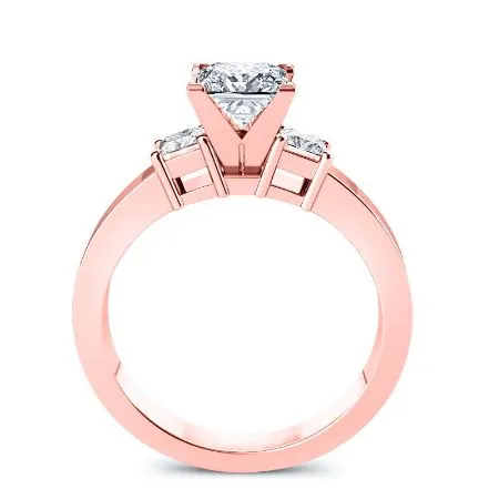 Bellflower - Princess Lab Diamond Bridal Set (IGI Certified)