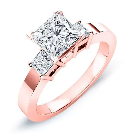 Bellflower - Princess Lab Diamond Bridal Set (IGI Certified)