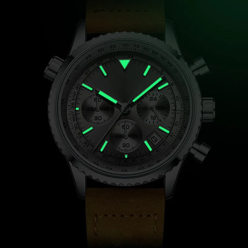 🔥（Best seller） Men's Multifunction Chronograph Waterproof Date Analog Quartz Watch