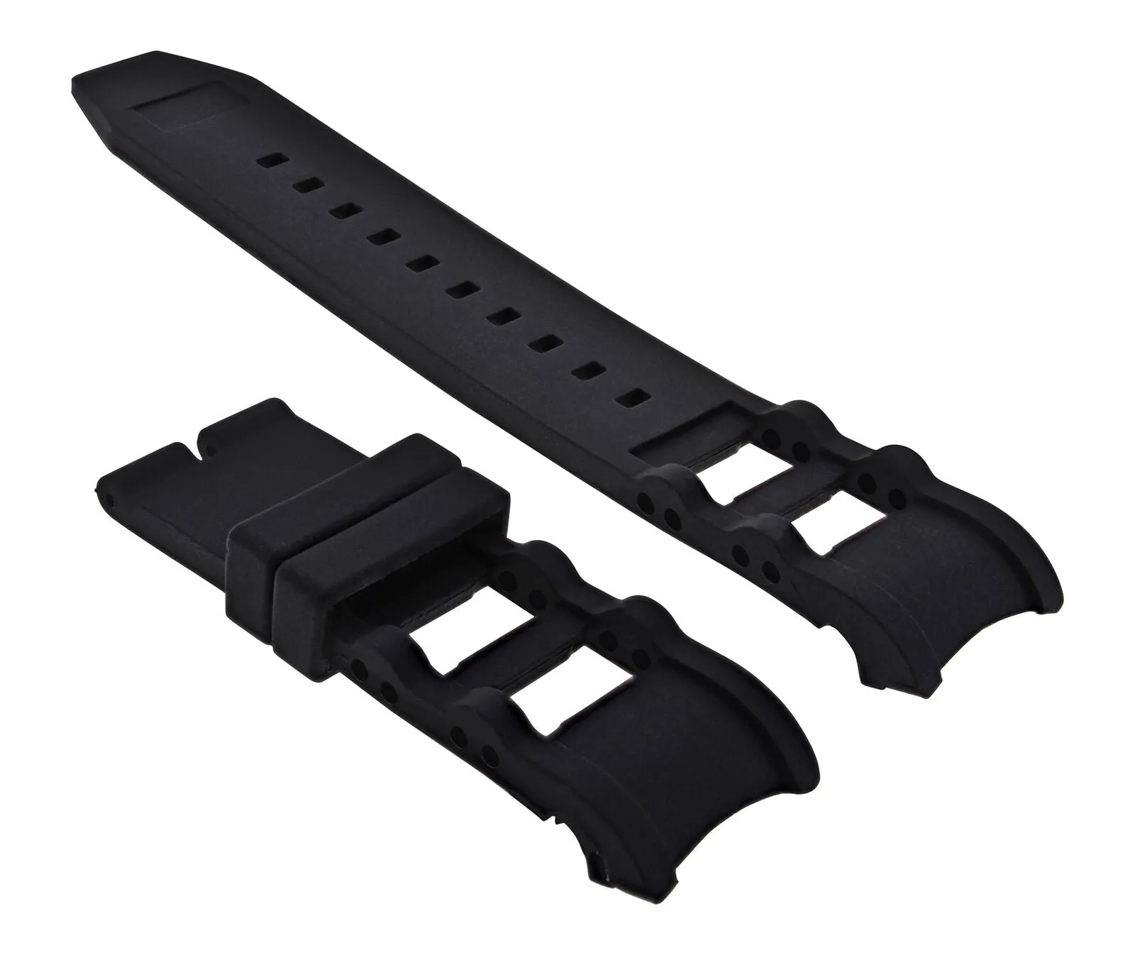 BLACK RUBBER WATCH BAND STRAP FOR INVICTA SIGNATURE RUSSIAN DIVER 1433 1438 4339