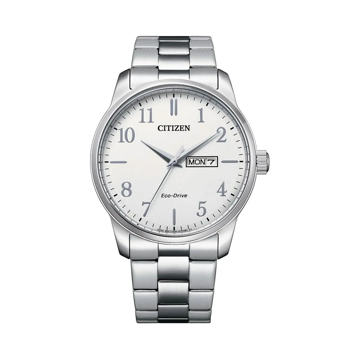 BM8550-81A - Mens Stainless Steel Eco-Drive Dress Watch