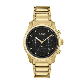 BOSS Gold Trace Chronograph Watch