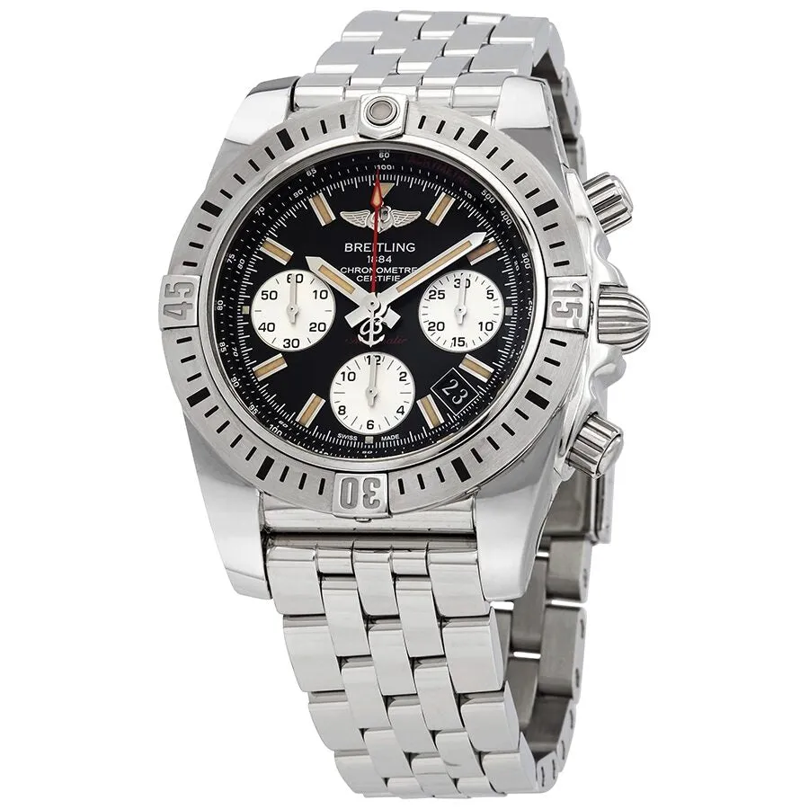 Breitling Chronomat 41 Airborne Chronograph Automatic Chronometer Black Dial Men's Watch AB01442J/BD26-378A