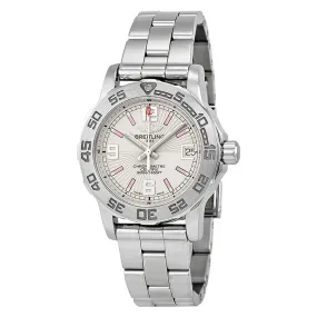 Breitling Colt Silver Rose Dial Stainless Steel Ladies Watch A7738711-G765SS A7738711/G765 - 158A