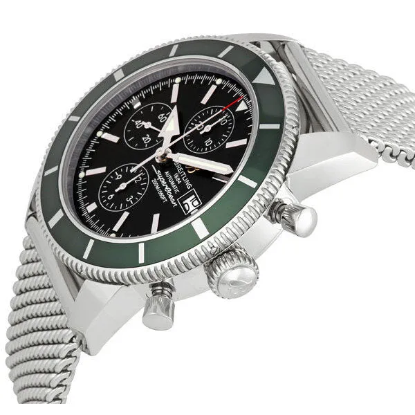 Breitling Superocean Heritage Black Dial Men's Chronograph Watch A13320Q4-B908 A13320Q4/B908SS