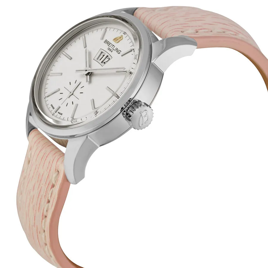 Breitling Transocean 38 Mercury Automatic Unisex Watch A1631012-G781PKSLD A1631012-G781 266X-A18D.1