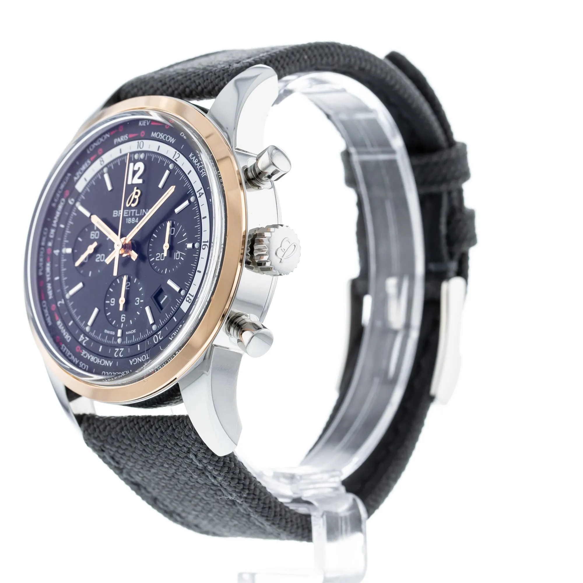 Breitling Transocean Chronograph Unitime Pilot UB0510
