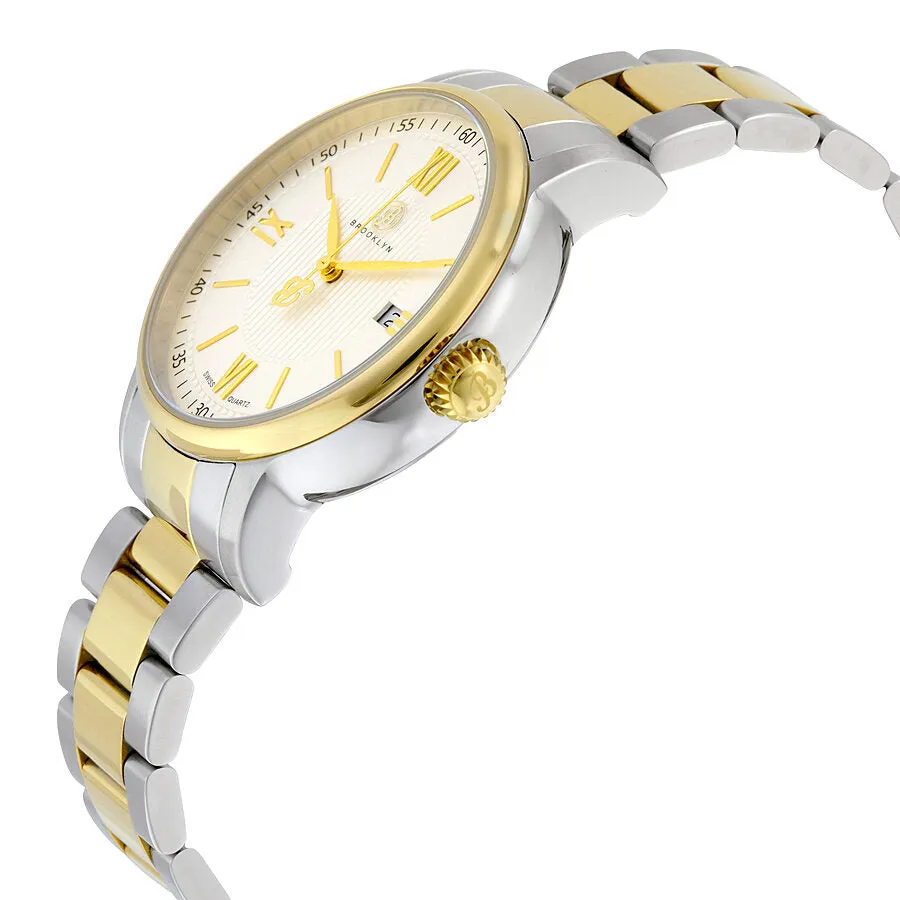 Brooklyn Livingston Classic Swiss Quartz Silver Dial Men's Watch 101-M71122