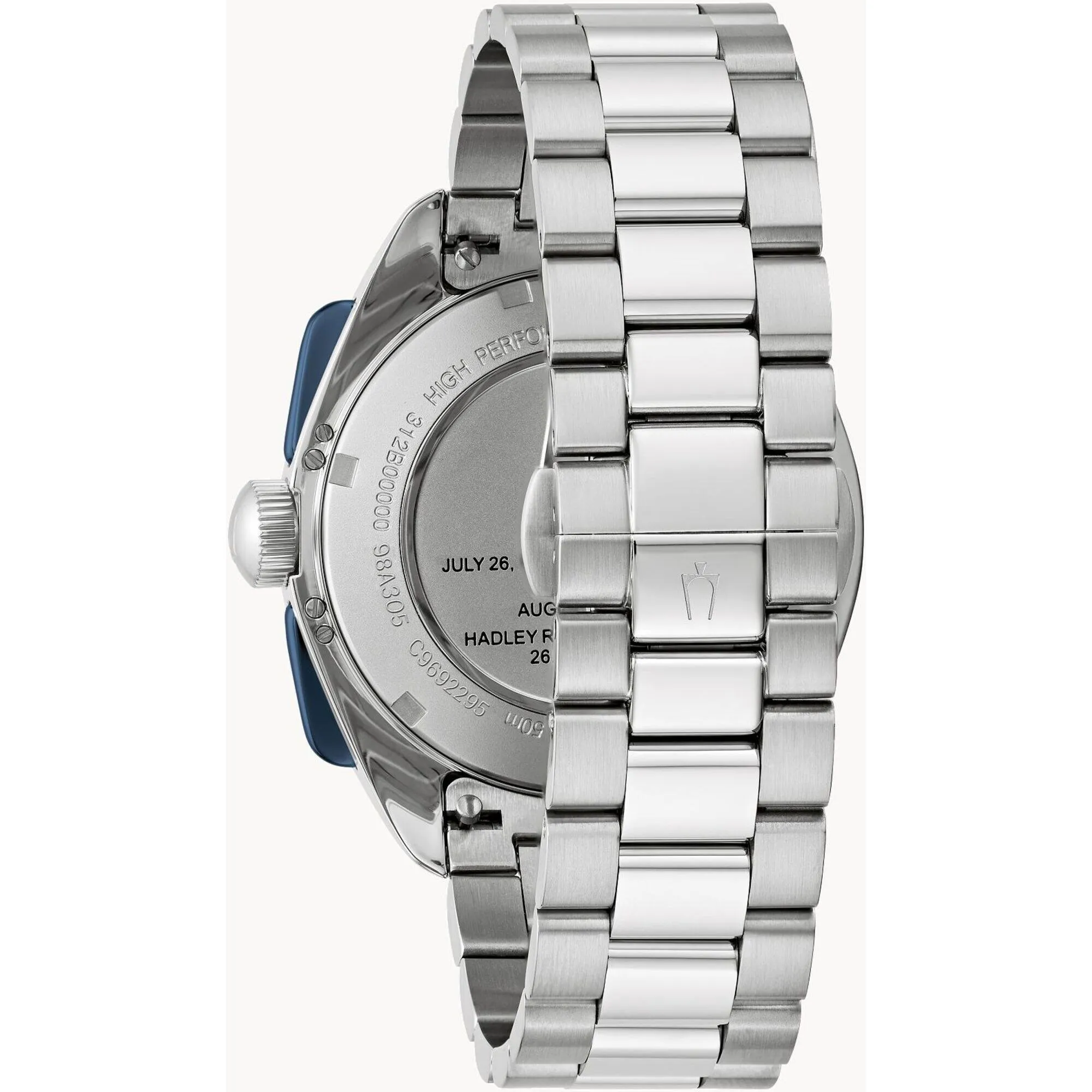 Bulova Men's Watch - Lunar Pilot Chronograph Silver Tone Dial Bracelet | 98K112