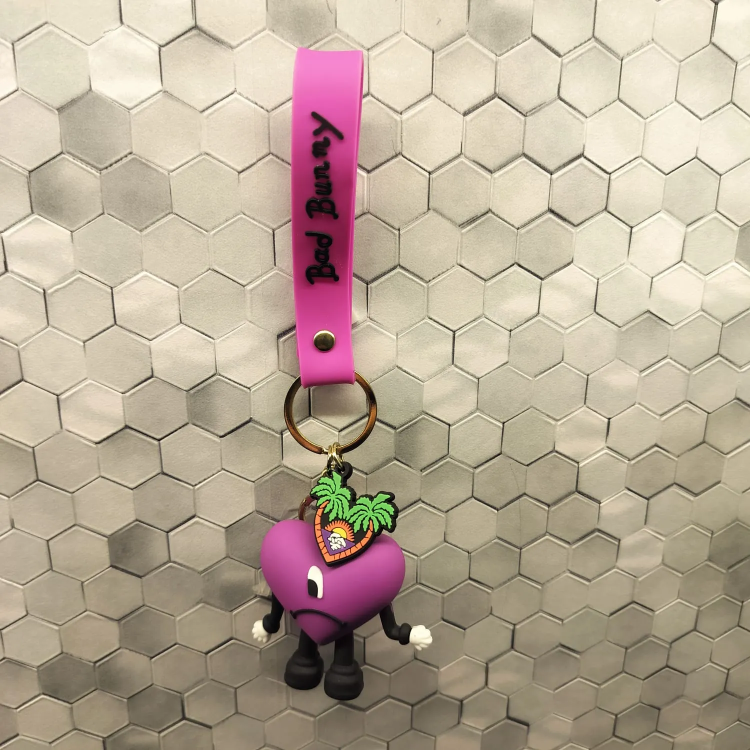 Bunny Heart  Reaction Theme Keychain