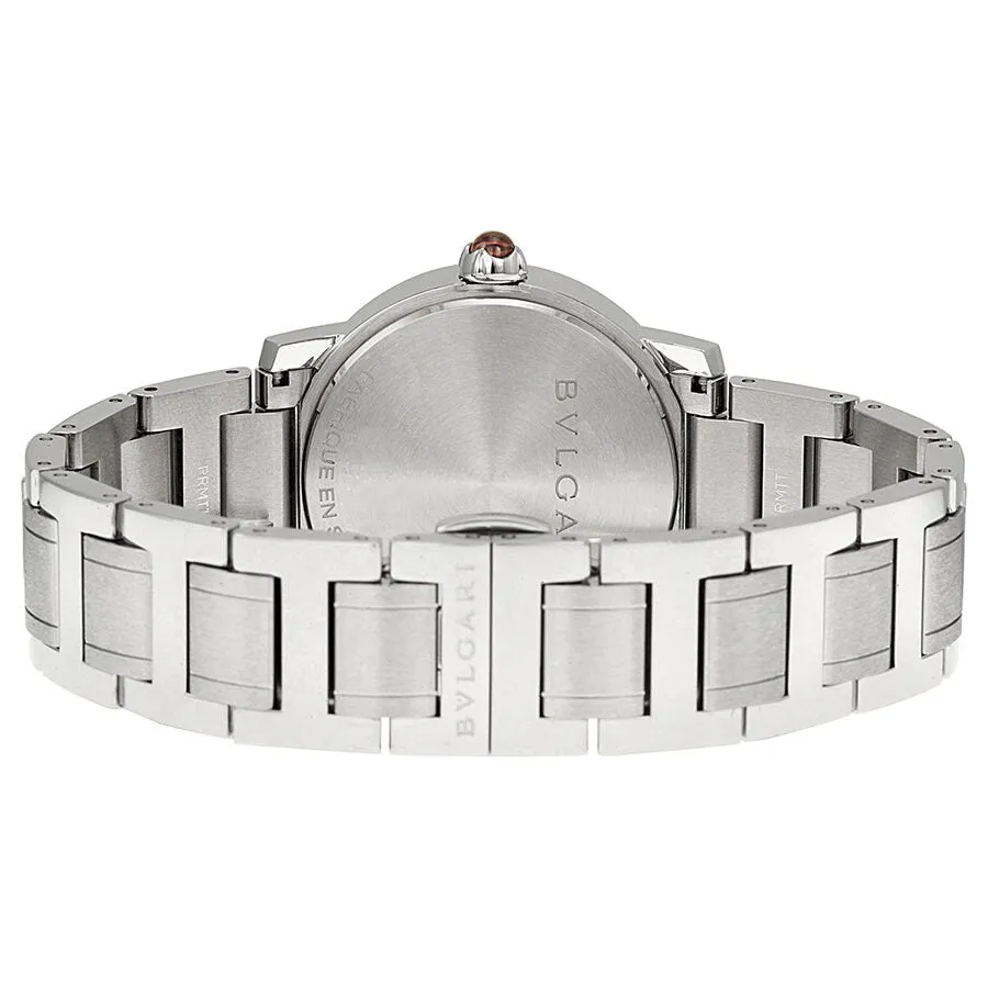 Bvlgari-Bvlgari Automatic Black Dial Stainless Steel Watch 102072