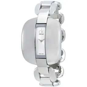 Calvin Klein Treasure Silver Dial Ladies Watch K2E23138
