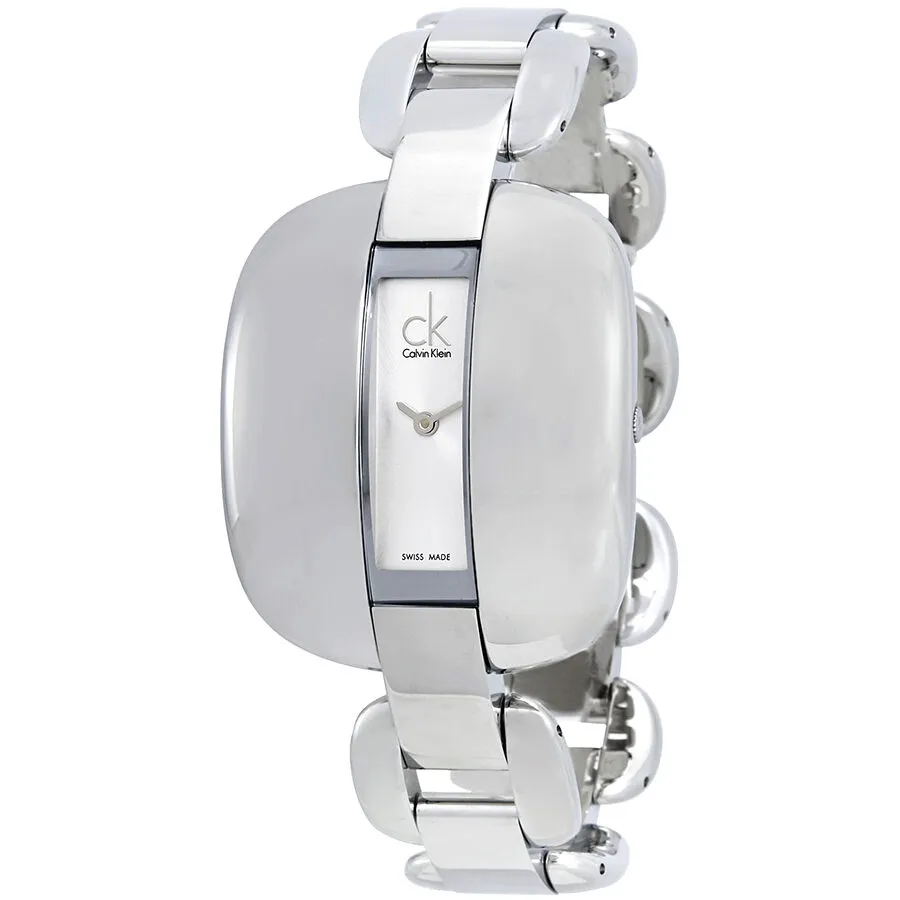 Calvin Klein Treasure Silver Dial Ladies Watch K2E23138