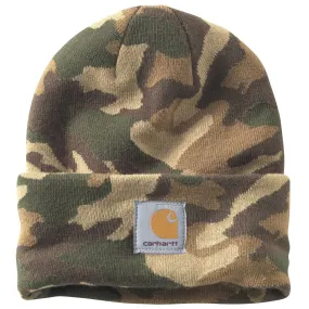Carhartt Men's Rugged Khaki Camo Watch Hat
