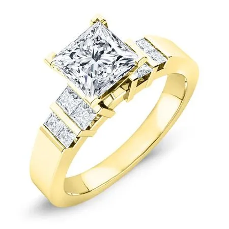 Carnation - Princess Lab Diamond Bridal Set (IGI Certified)