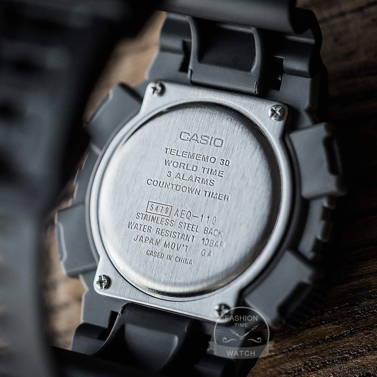 Casio AEQ-110 Series Men's Sports Watch: 100M Waterproof Timepiece with 10-Year Battery Life and World Time