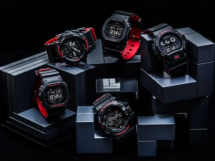 CASIO G-Shock 200M Water Resistant Shock Resistant #DW-5600HR-1DR
