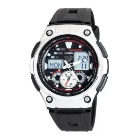 Casio Men's Multi-Task Gear Sports Black Resin Watch AQ190W-1A