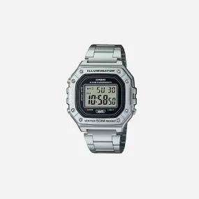CASIO YOUTH W-218HD-1AVDF Silver