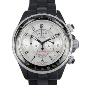 Chanel Superleggera Black Ceramic Chronograph Men's Watch H2039