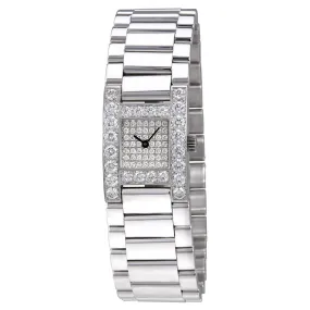 Chopard H-Watch Diamond Dial White Gold Brcelet Ladies Watch 106928-1001