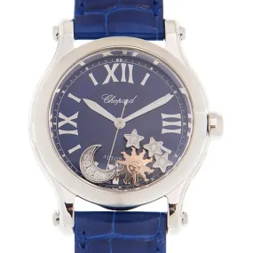 Chopard Happy Sport Automatic Blue Dial Watch 278559 3011