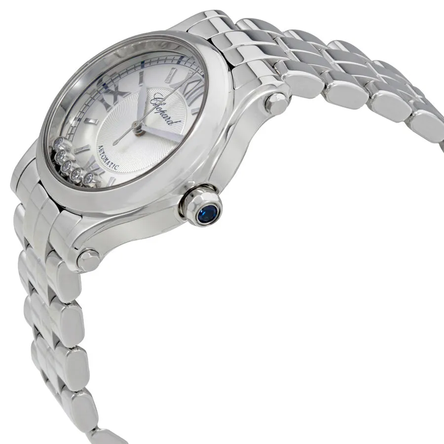 Chopard Happy Sport Automatic Silver Dial Ladies Watch 278573-3002