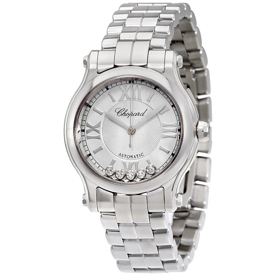 Chopard Happy Sport Automatic Silver Dial Ladies Watch 278573-3002