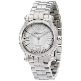 Chopard Happy Sport Automatic Silver Dial Ladies Watch 278573-3002