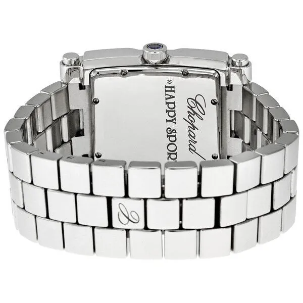 Chopard Happy Sport Square Diamond Ladies Watch 28/8467