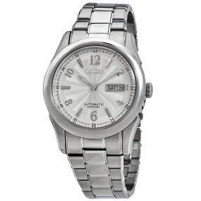 Citizen Automatic Silver Dial Stainless Steel Men's Watch NH8315-50A