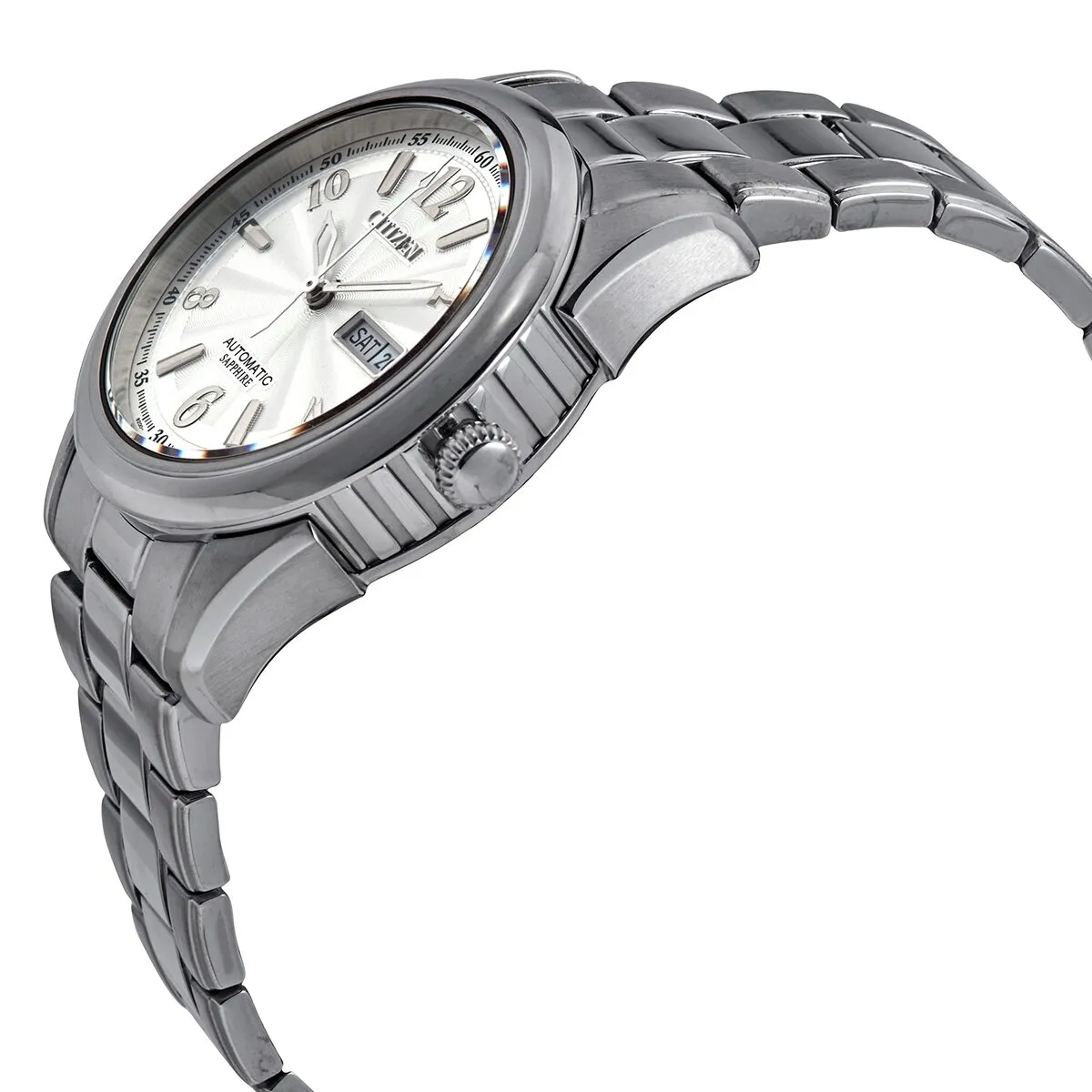 Citizen Automatic Silver Dial Stainless Steel Men's Watch NH8315-50A