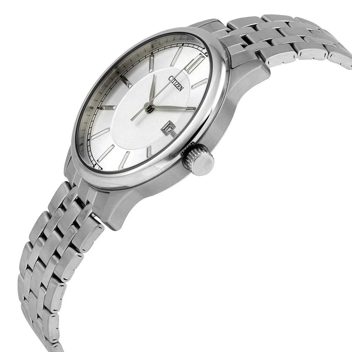 Citizen Quartz Silver Dial Stainless Steel Men's Watch BI1050-56A