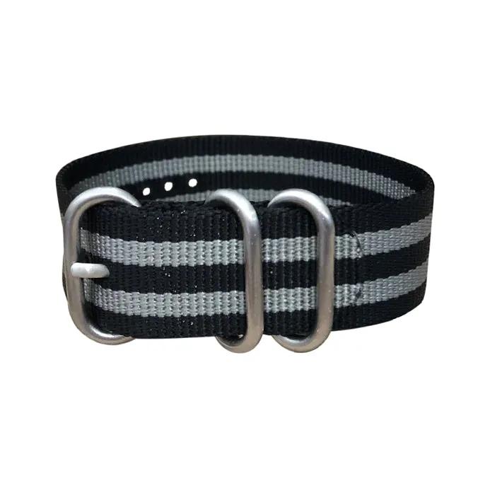 Classic Bond Z3™ | Black & Gray | One-Piece | Nylon | Brushed Hardware