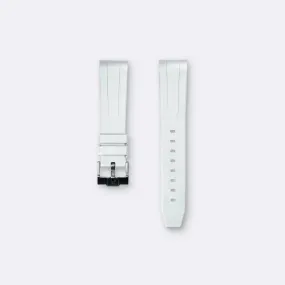 Curved Rubber for Blancpain x Swatch - White