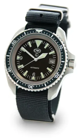 CWC RN Automatic Divers Watch Mk.2 with Date, Stainless Steel (RN300-MT AS120-D)