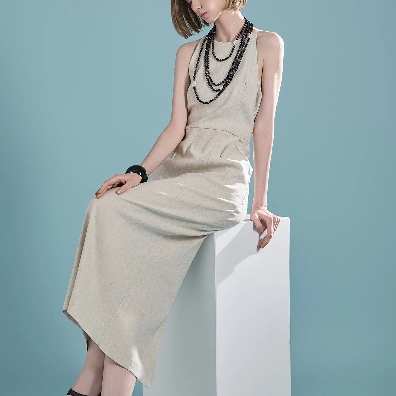 D5024 Linen Dress