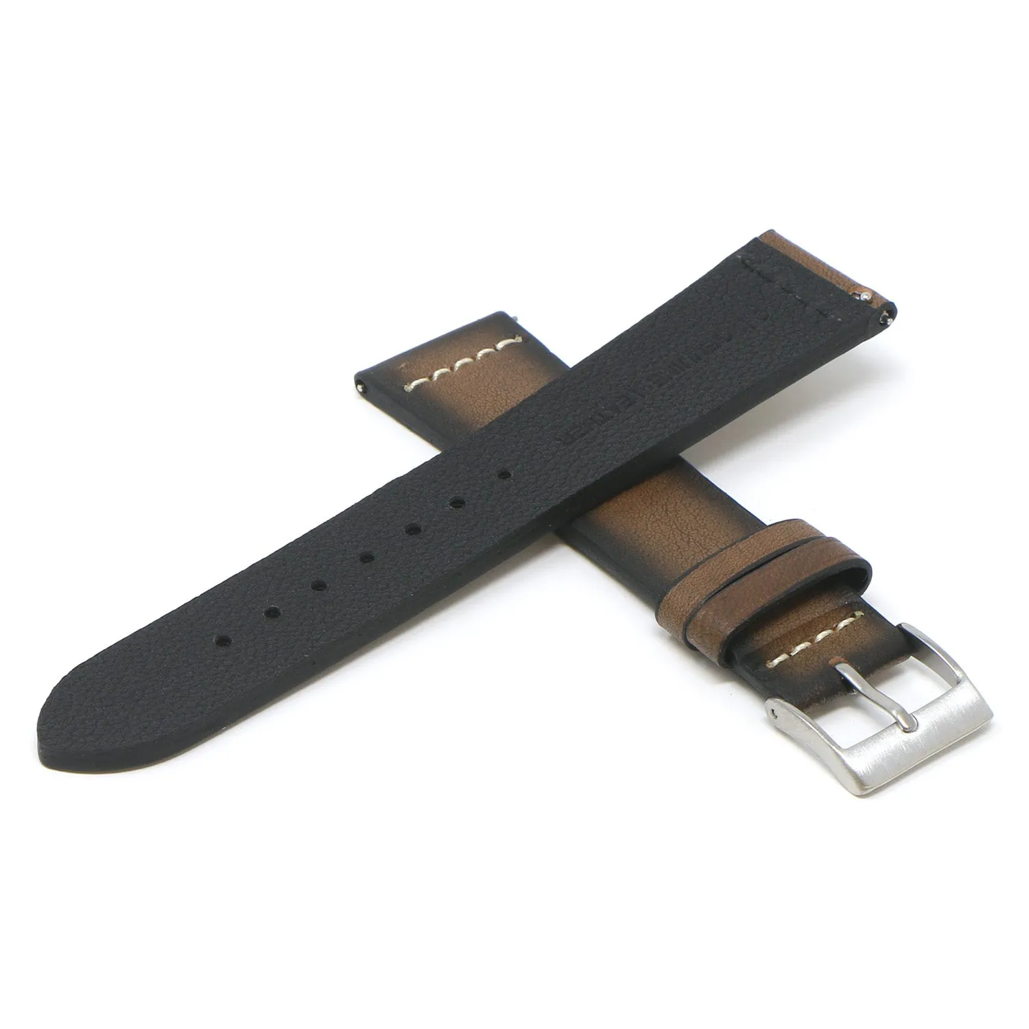 DASSARI Kingwood III Premium Vintage Leather Strap for Samsung Galaxy Watch 3