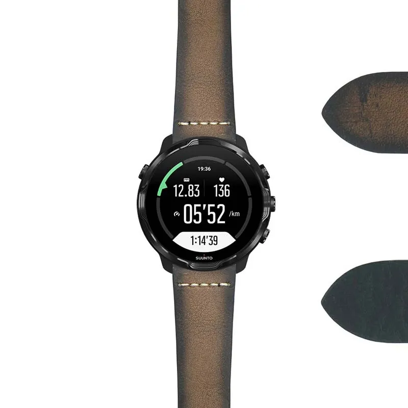 DASSARI Kingwood III Premium Vintage Leather Strap for Samsung Galaxy Watch 3