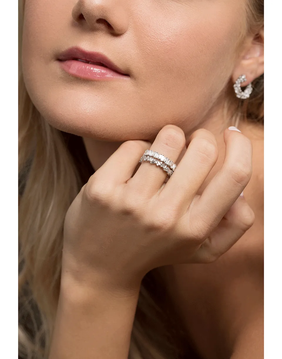 Diamond Baguette Eternity Band