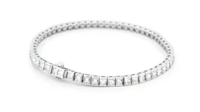 Diamond Bracelet Princess Cut 18KW TDW 8.85ct 10911
