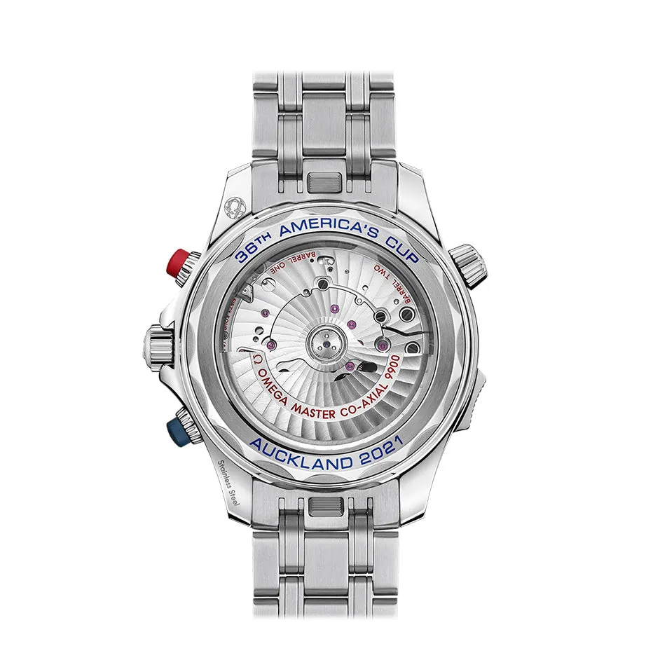 Diver 300M Co-Axial Master Chronometer Chronograph 44 mm Blue Dial America's Cup