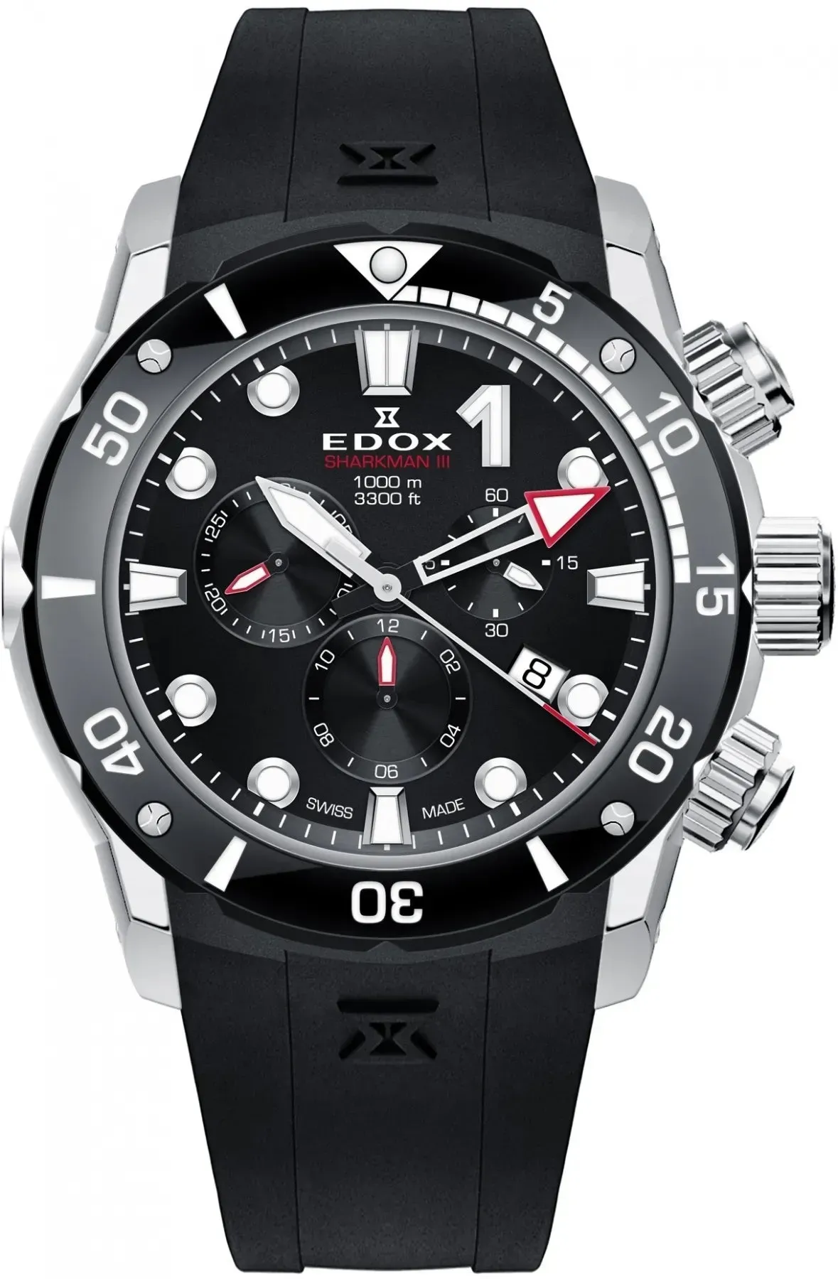 Edox Chronoffshore-1  Sharkman III Limited Edition 10241 TIB NIN