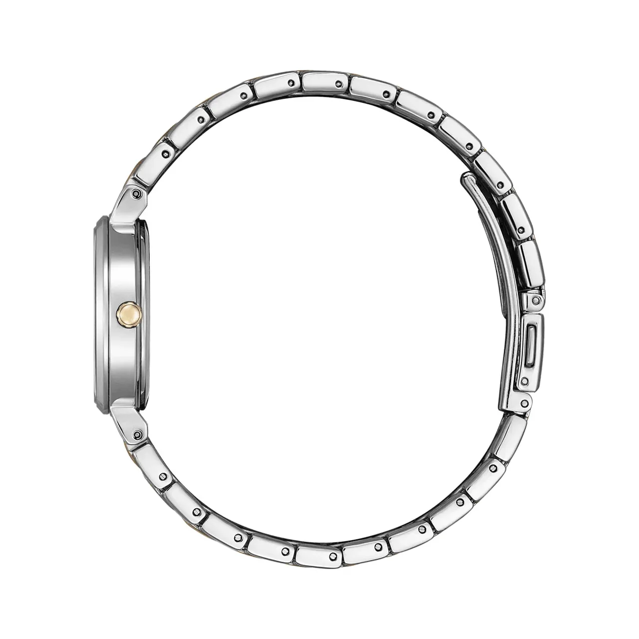 EW2696-84A - Ladies Two-Tone Stainless Steel Eco-Drive Dress Watch