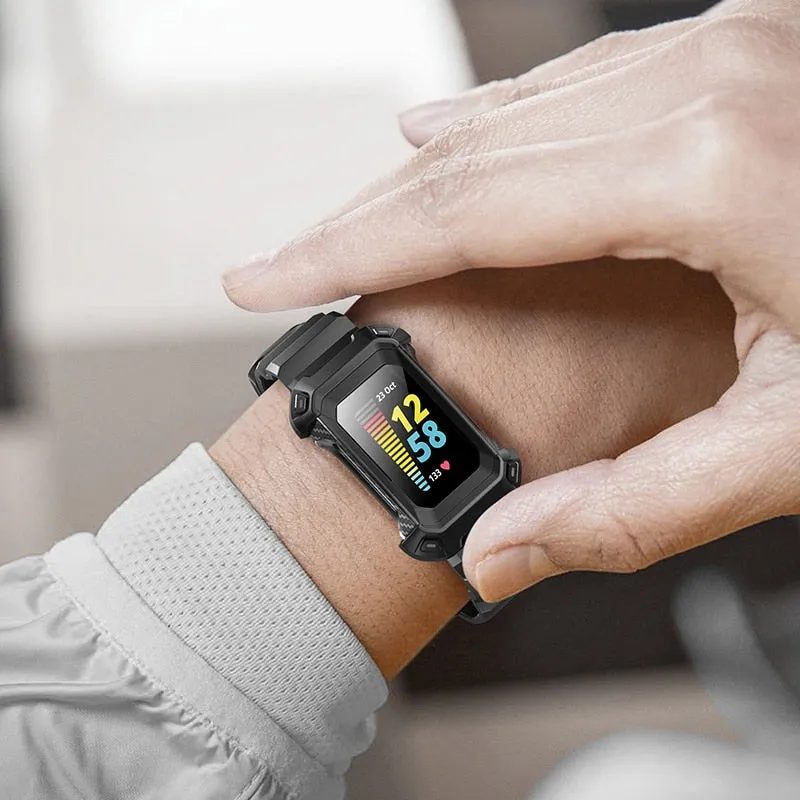 Fitbit Charge 5 Rugged Case Replacement Wristband Strap