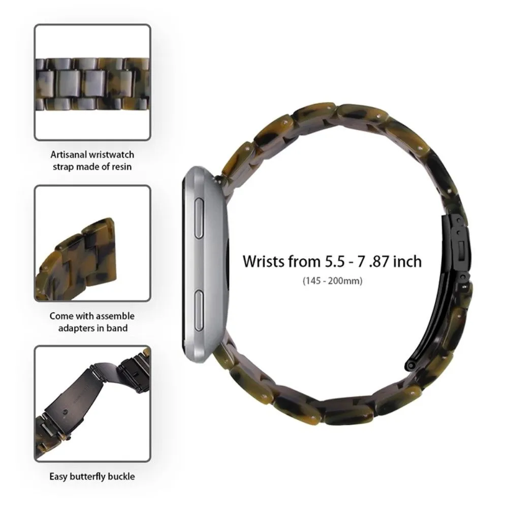Fitbit Versa 2 / Versa Lite quick release resin watch strap - Army Green